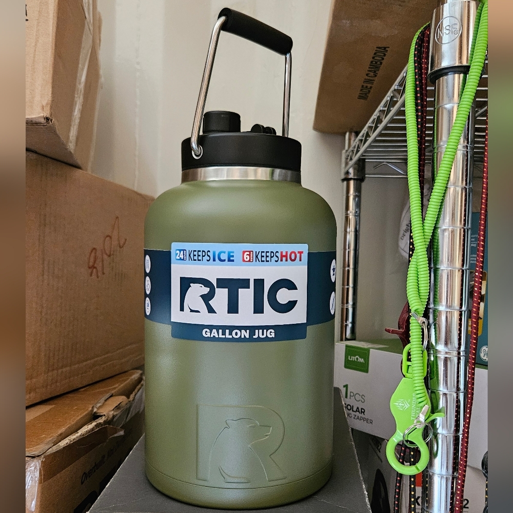 RTIC Green Gallon Jug